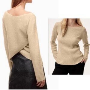 Babaton tan sweater, size small